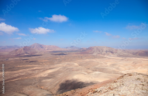 Fuerteventura  view west from Montana Roja