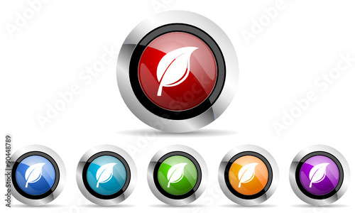 Free Download ecology vector icon set modern design on white background - GFXLoad