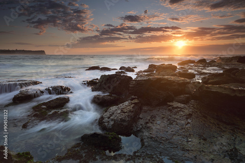 Sunrise at Sydney's Warriewood Beach