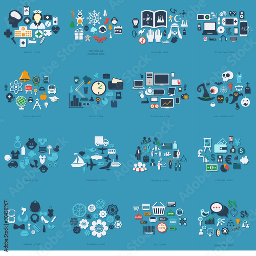 unique and individual collection of icons themes