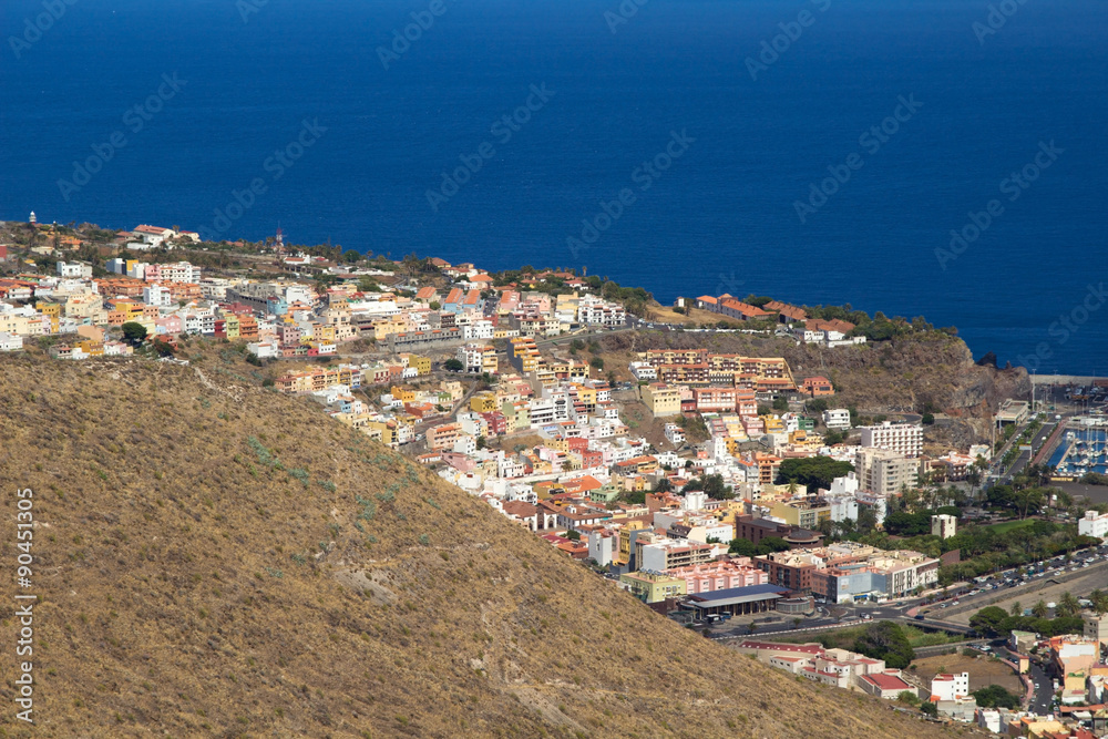 La Gomera, Canary islands, main town San Sebastian de La Gomera La Gomera, Canary islands, main town San Sebastian de La Gomera