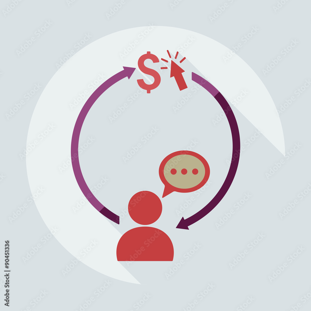Flat modern design with shadow icons business icon Flat modern design with shadow icons business icon