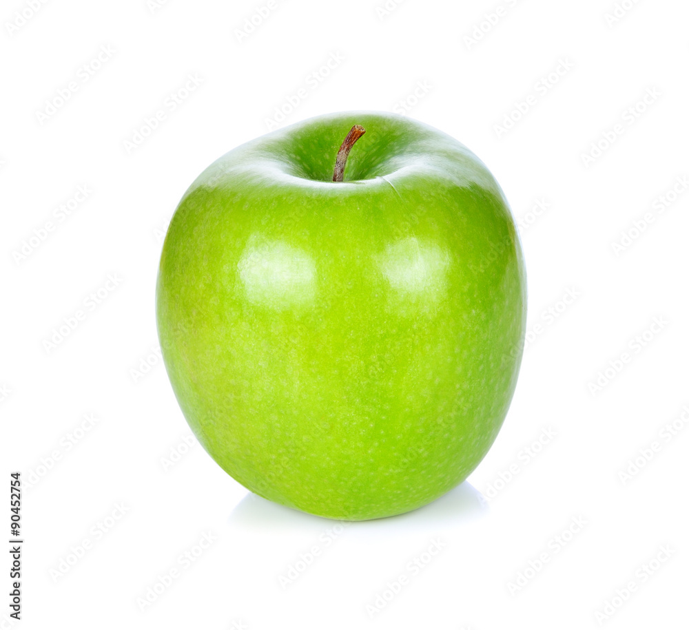 Green apple isolated on white background