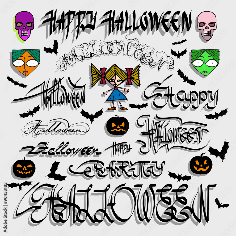Fototapeta premium Happy halloween.