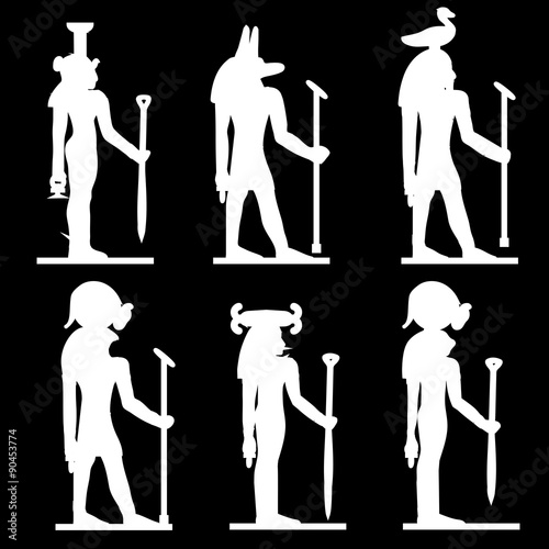 vector gods of Egypt