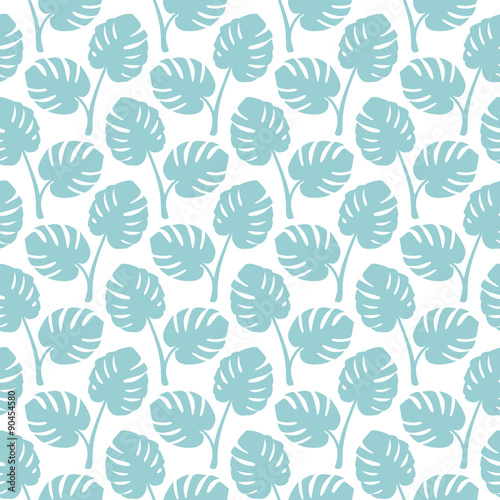 Retro Seamless Pattern Monstera