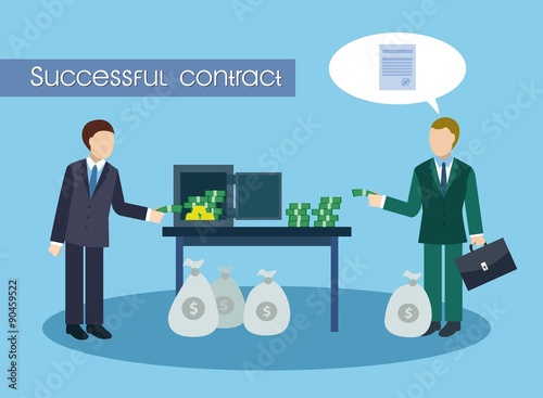 Successful contract and many money