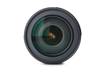 Camera Lens on the white background