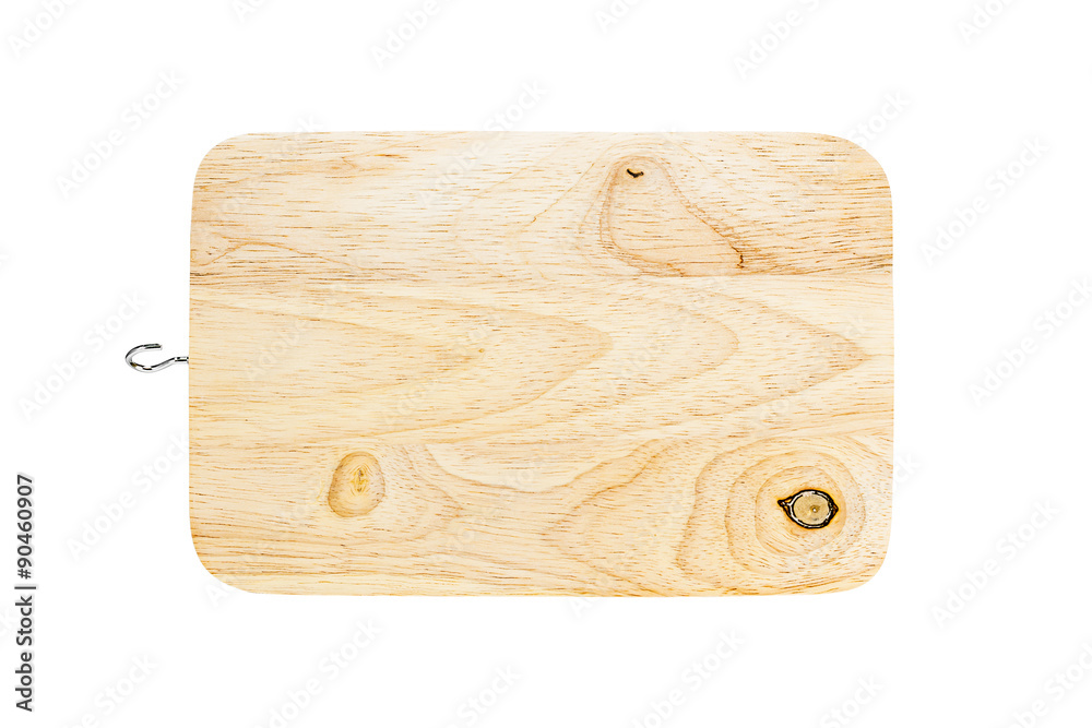 Fototapeta premium chopping board isolated on white background
