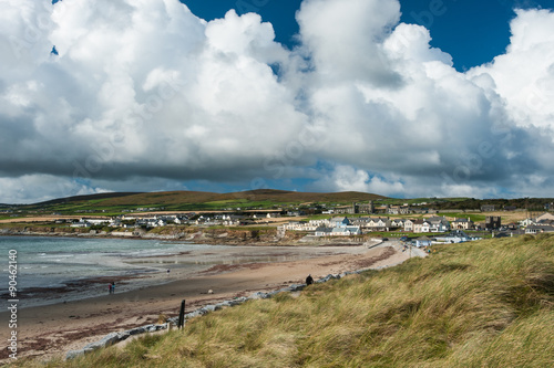 North Kerry village of Ballyheigue on the Atlantic seaboard of Ireland photo