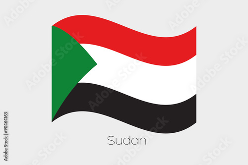 Free Download 3D Waving Flag Illustration of the country of  Sudan - GFXLoad