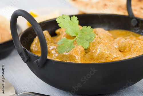 Chicken Korma - Chicken on a mildly spiced creamy sauce. Indian cuisine.
 photo