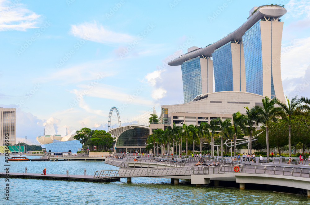 Obraz premium Singapore downtown