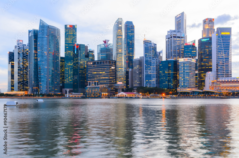 Obraz premium Centrum Singapuru