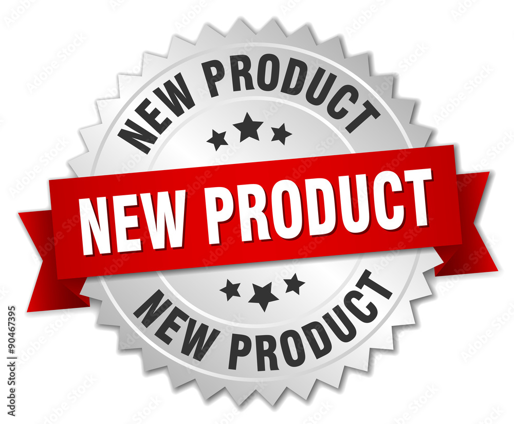 new product 3d silver badge with red ribbon new product 3d silver badge with red ribbon