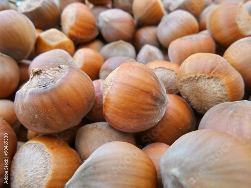 Nut texture background