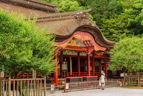 Dazaifu FUKUOKA, JAPAN -June  23. 2015:  Dazaifu shrine photo