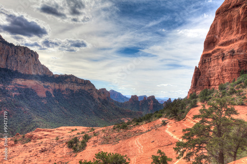 Outside of Sedona, Arizona, in the Schnebly Hill area, are miles and miles of spectacular desert hiking.