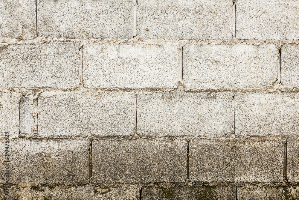 Fototapeta premium Old vintage brick wall for background