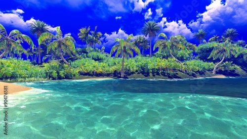 Fototapeta Naklejka Na Ścianę i Meble -  Tropical island
