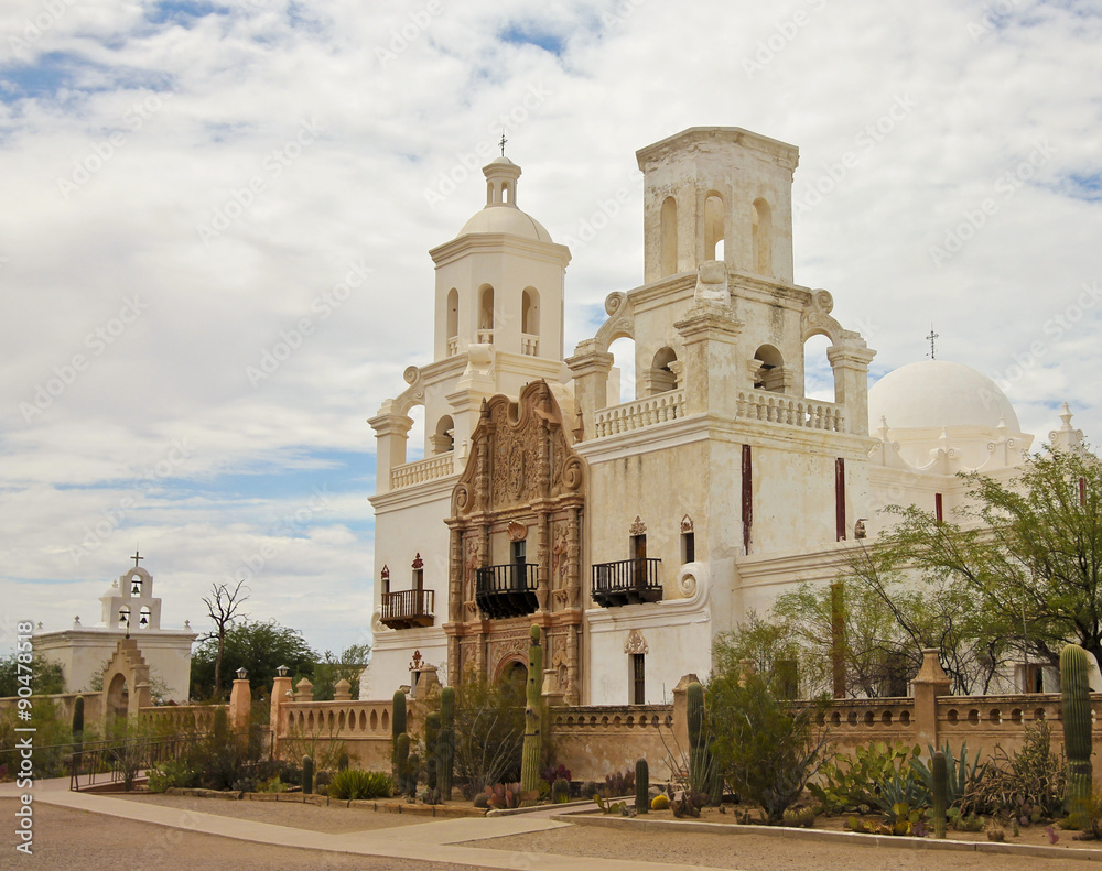 Fototapeta premium A Mission San Xavier del Bac, Tucson