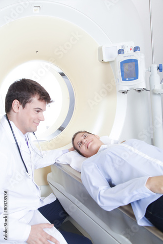 Doctor made a tomography