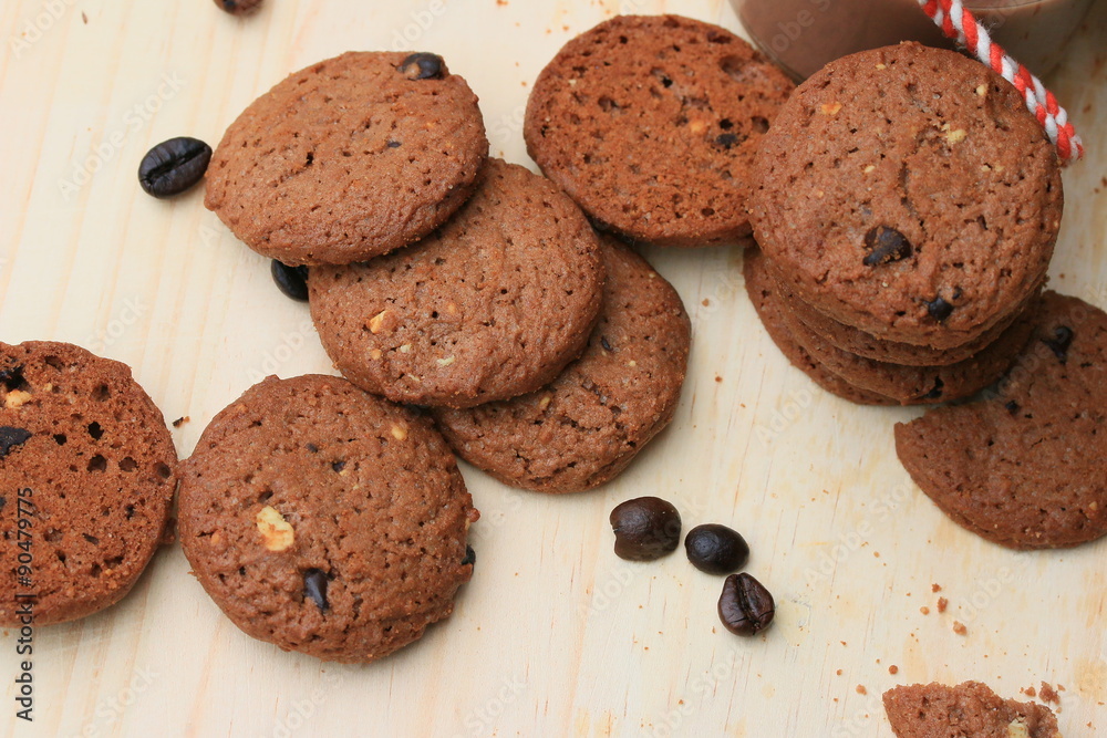 Fototapeta premium Chocolate chip cookies