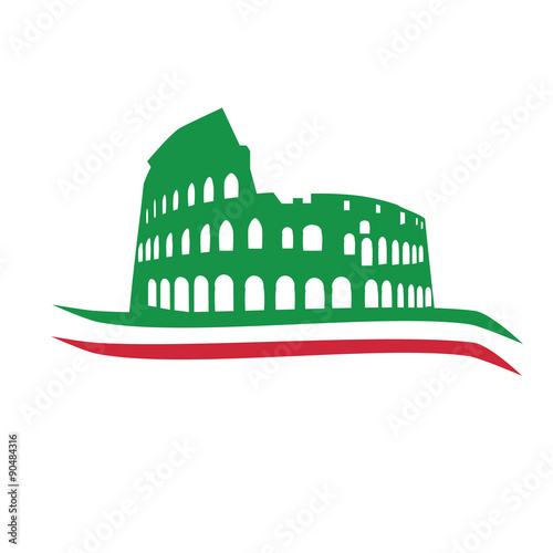 Rome Colosseum icon