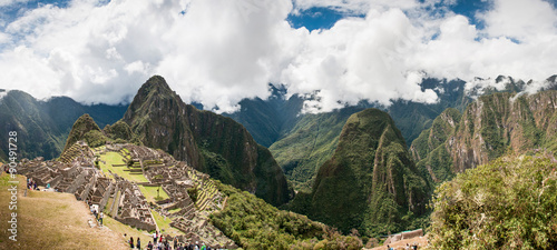 Machu Picchu Panorama Peru, South America UNESCO World Heritage