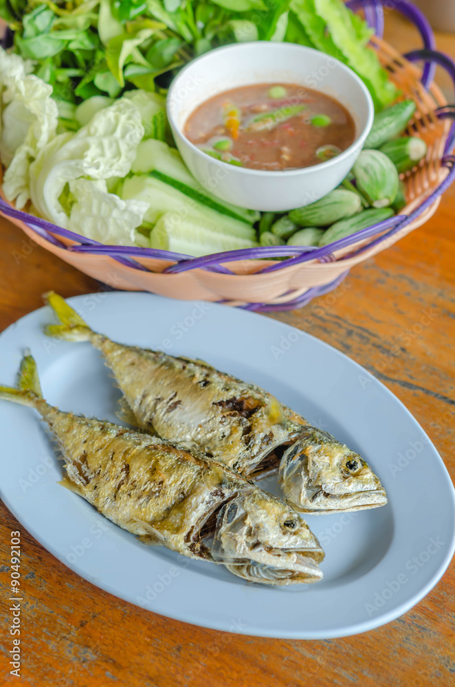 fried mackerel fried mackerel