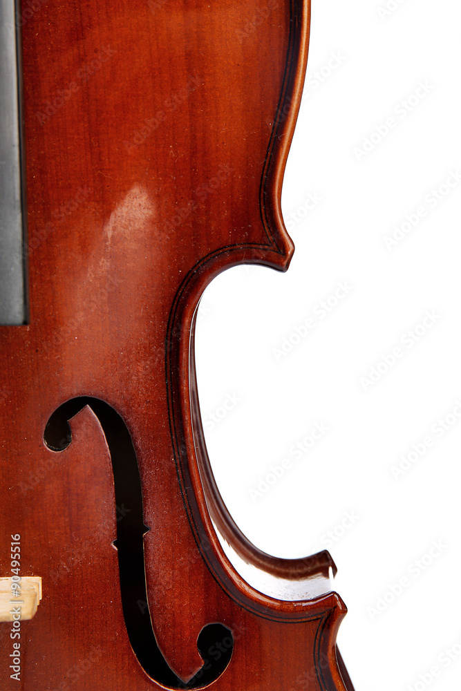Classical violin isolated on white Classical violin isolated on white