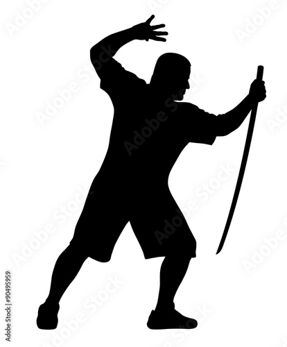 Man with bokken