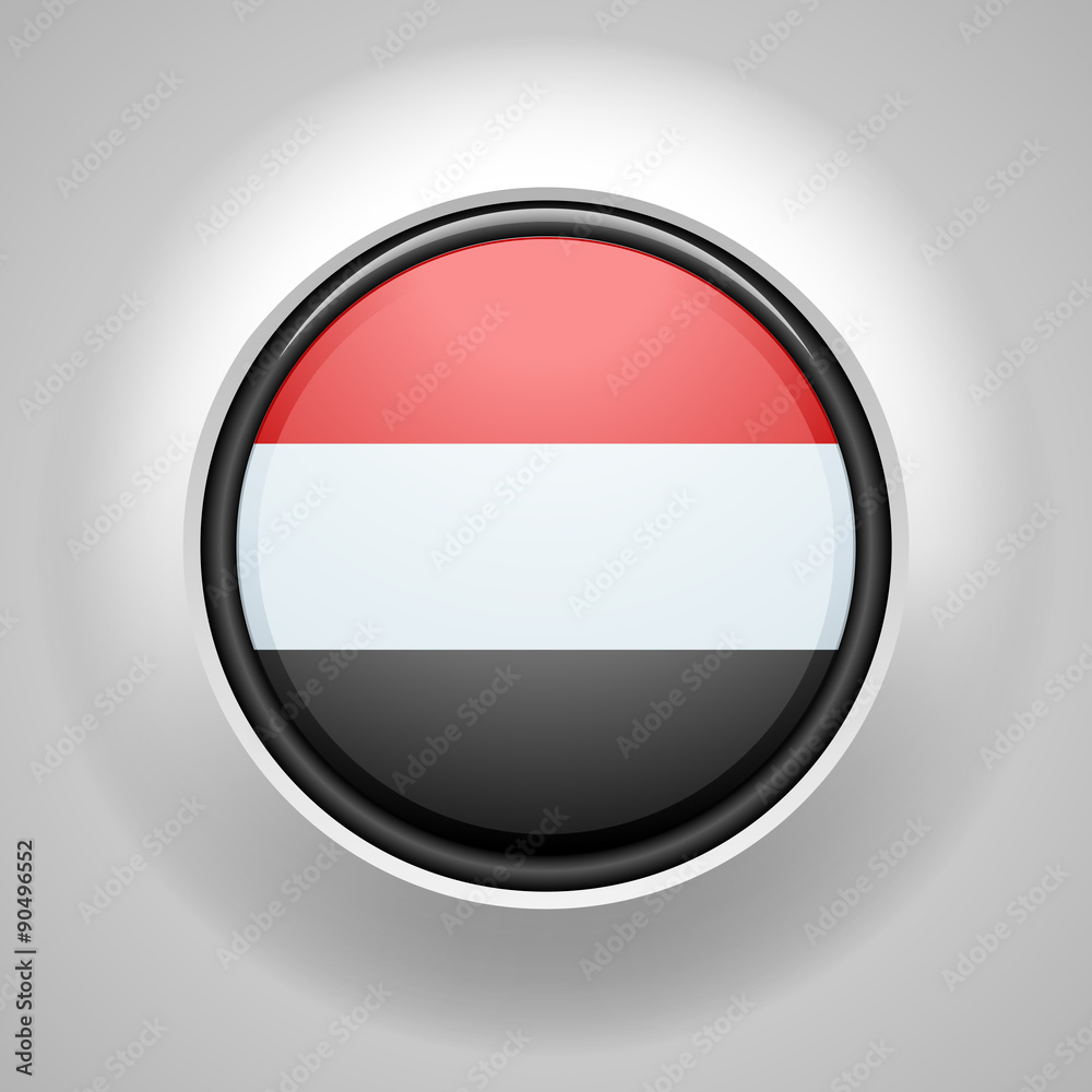 Yemen flag button