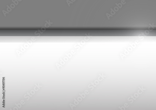 Vector : Silver bar on white and gray surface