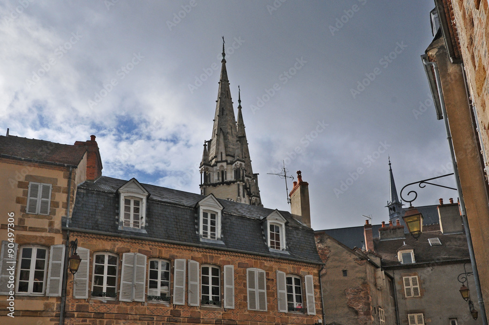 Moulins, il centro storico - Alvernia, Francia
