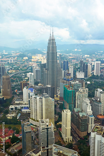 Petronas Twin Towers in KUALA LUMPUR  MALAYSIA