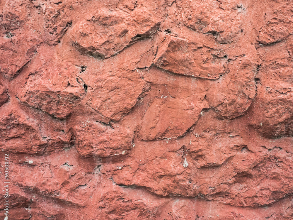 orange brick wall background