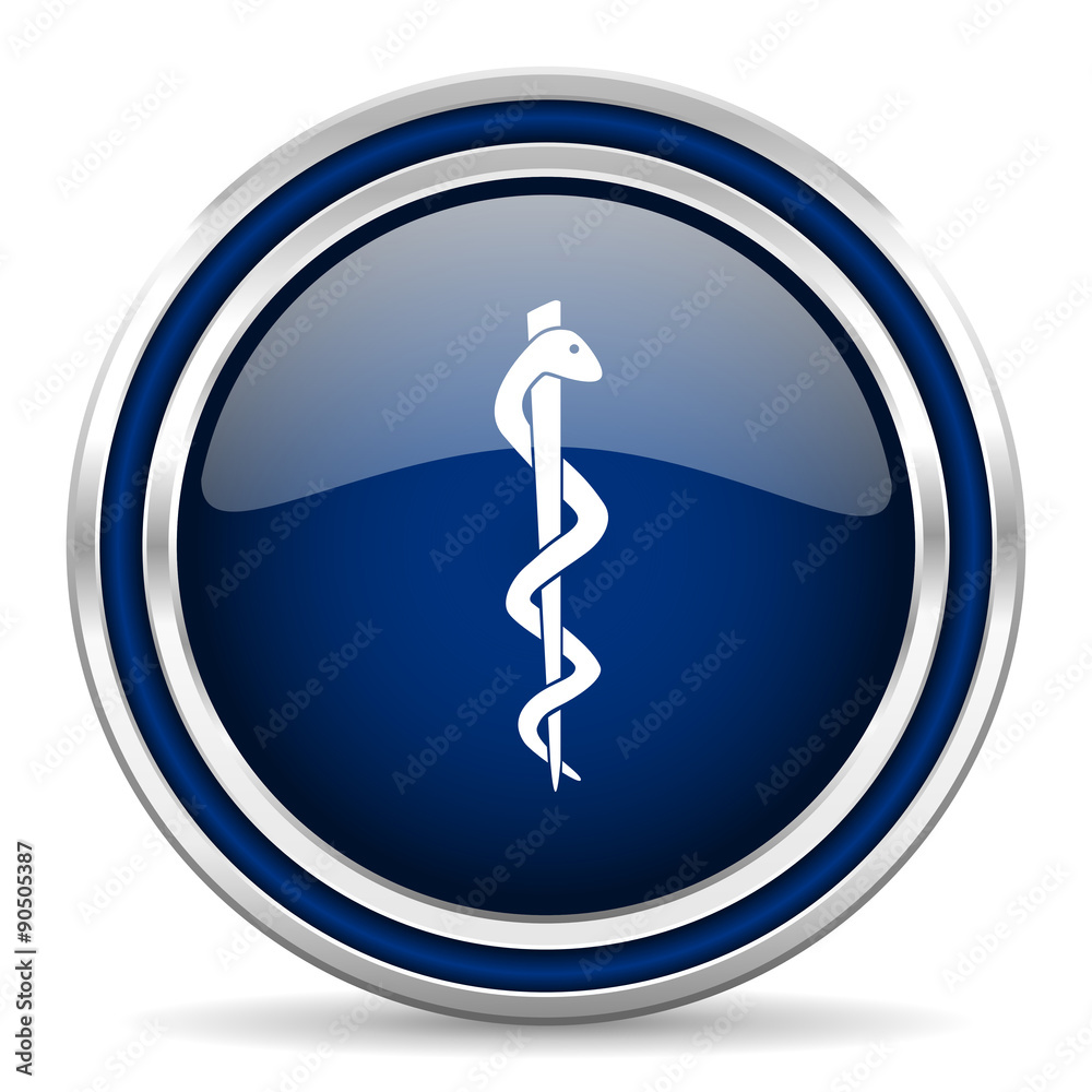 emergency blue glossy web icon emergency blue glossy web icon