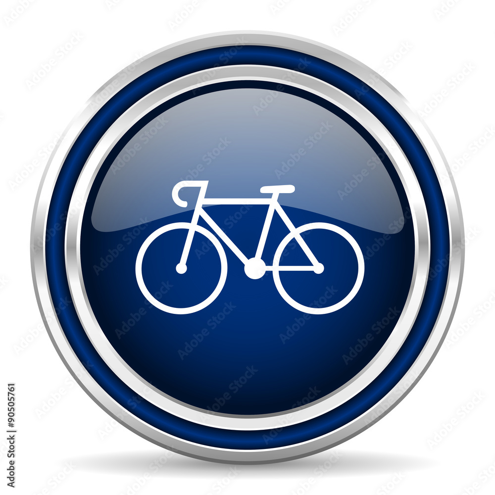 bicycle blue glossy web icon bicycle blue glossy web icon
