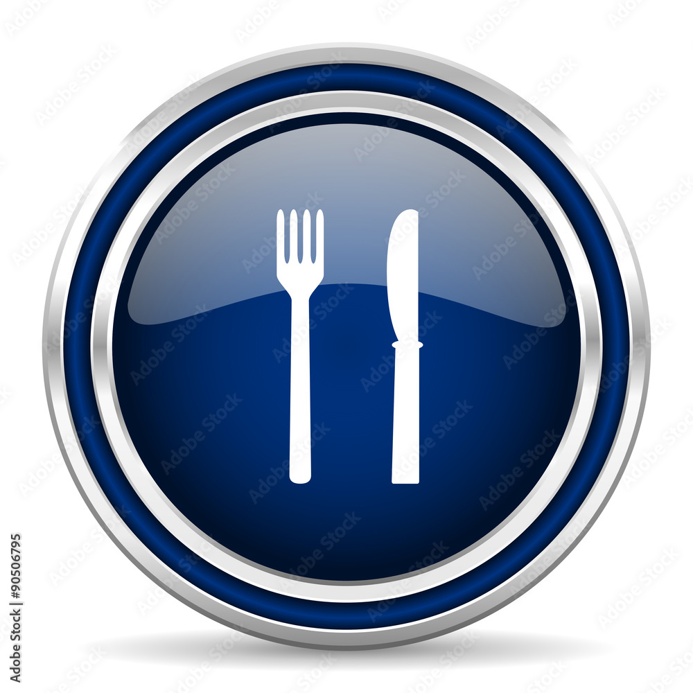 eat blue glossy web icon eat blue glossy web icon