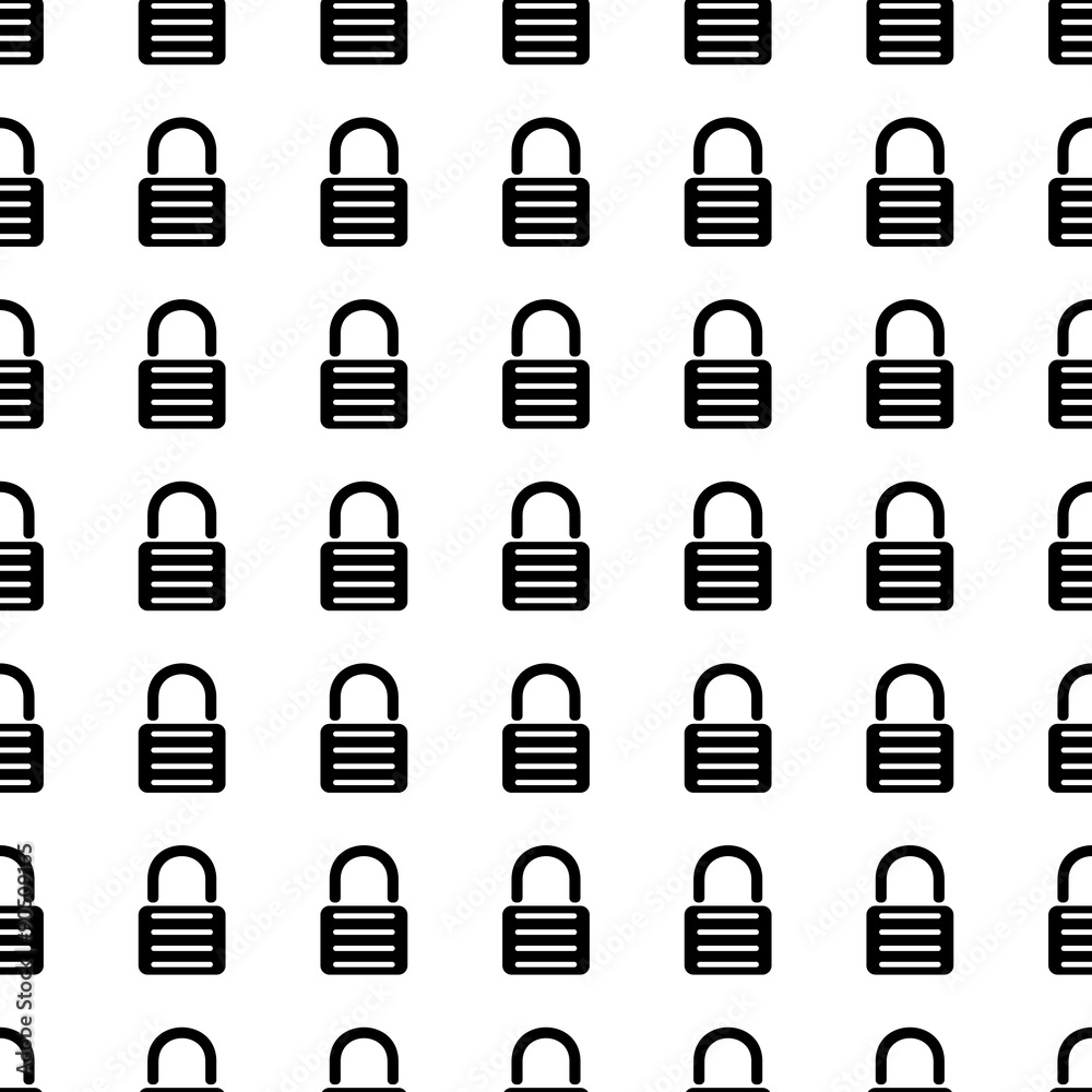 Lock seamless pattern. Vector Lock seamless pattern. Vector