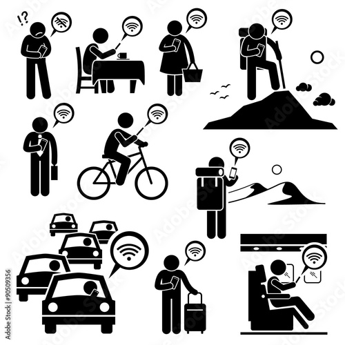 Using Internet with Phone at Different Places