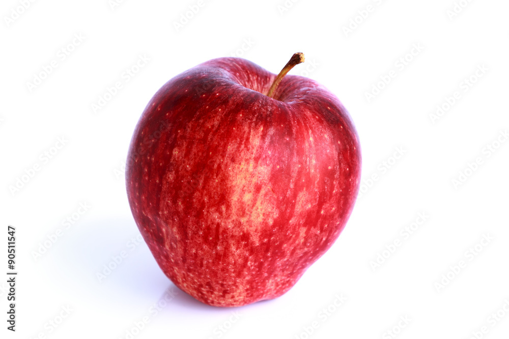 Fresh red apple isolated on white background. Fresh red apple isolated on white background.