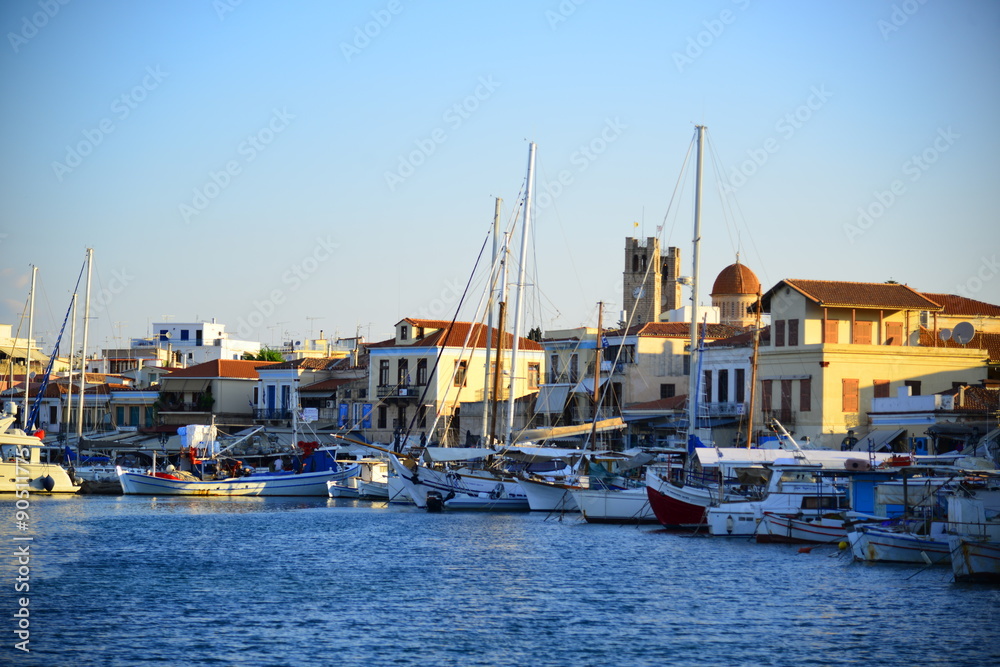 Aegina Greek Island Mediterraneo holiday