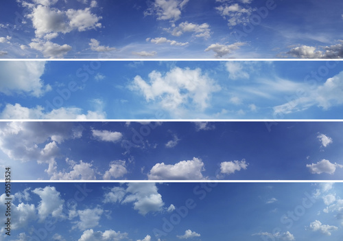 Four sky panoramas(high quality).