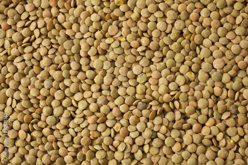 background of dry lentils
