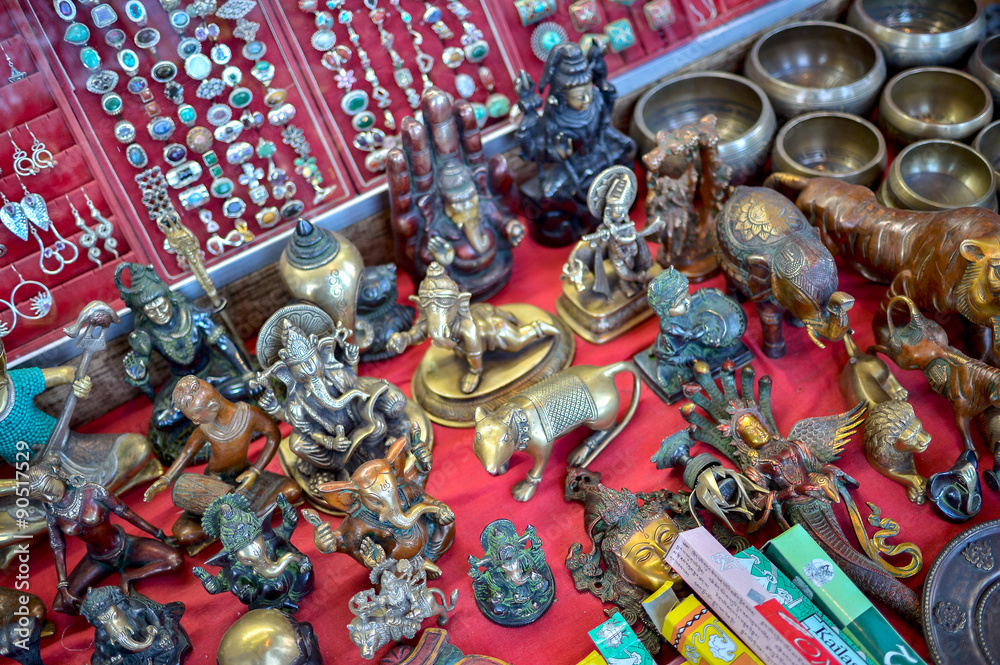 Tibetan buddhism souvenir from india market.