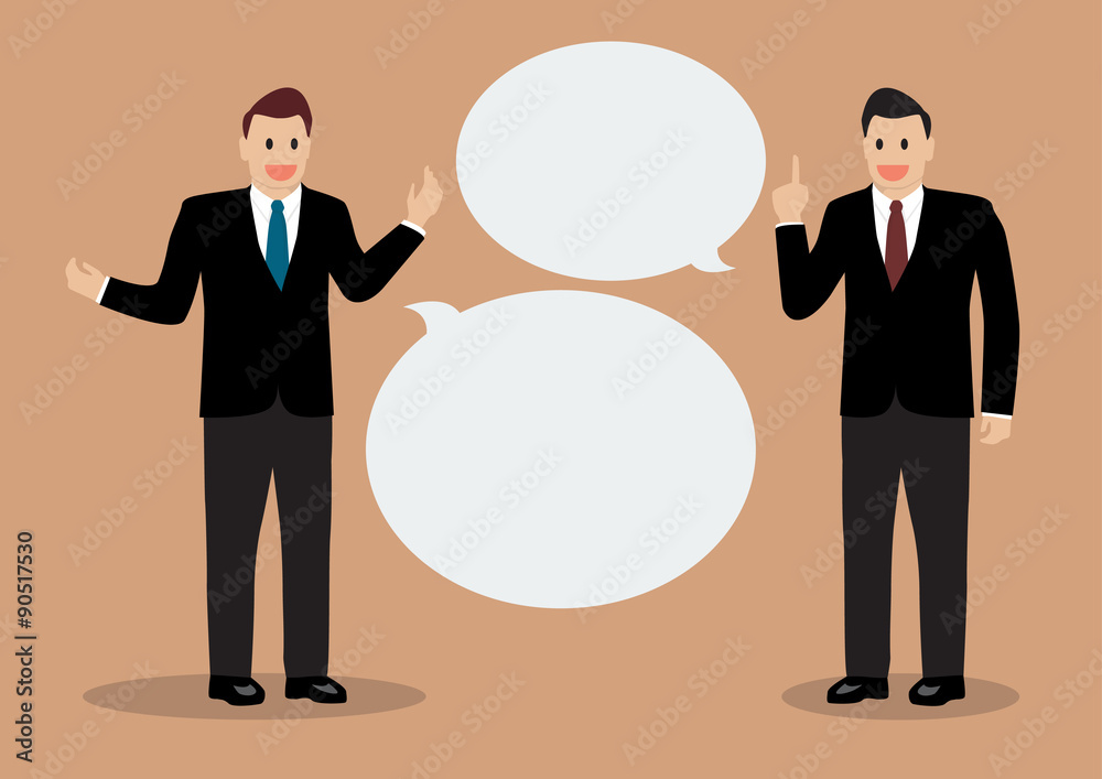 Two business men discussing Two business men discussing