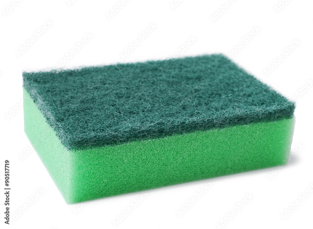sponge for wash utensil. on white background sponge for wash utensil. on white background