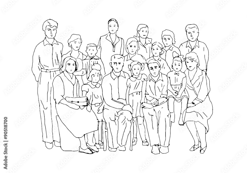 Big family photo Big family photo